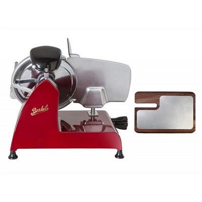 Berkel Slicer Red line 220 + Chopping board in ash and stainless steel (Red)