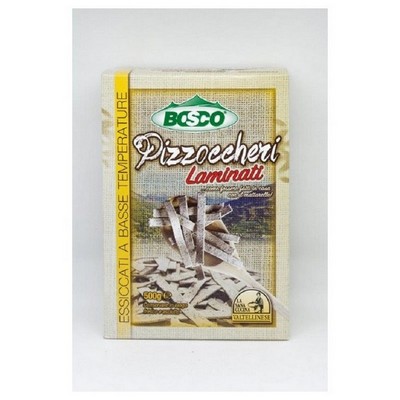 BOSCO Pizzoccheri Laminados - 2 Paquetes de 500g
