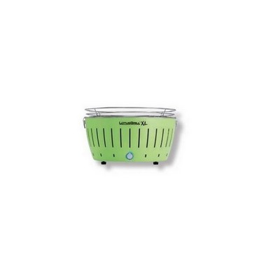 LotusGrill New 2023 Green Barbecue XL with Batteries and USB Power Cable