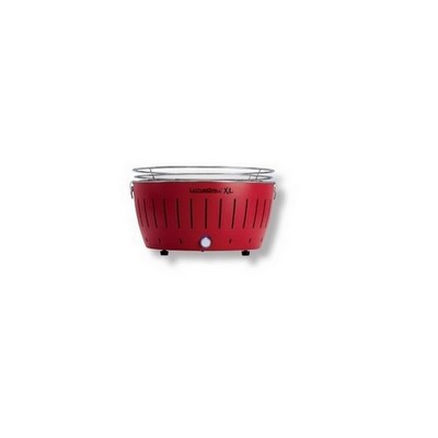 LotusGrill New 2019 Red Barbecue XL with Batteries and USB Power Cable