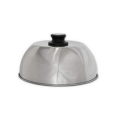 Lid/Hood for LotusGrill G28 - Stainless Steel and Knob with Thermometer