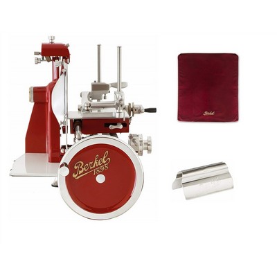 Volano B3 - Red Berkel with Gold Decorations - Full Flywheel + Red Slicer Cover + Ham Tongs