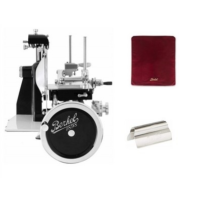 Flywheel B3 - Black with Silver Decorations - Full Flywheel + Red Slicer Cover + Ham Clamp