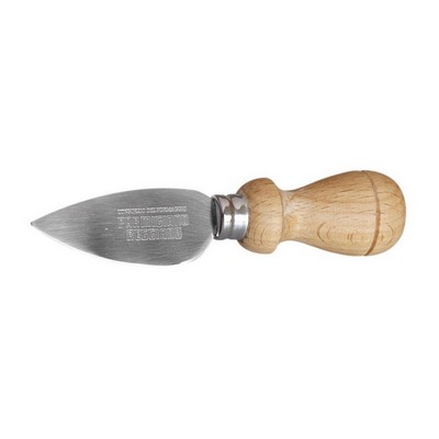 Stainless Steel Parmesan Knife with Wooden Handle - Official Parmigiano Reggiano Brand