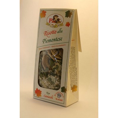 Risotti Pan Extra - Piedmontese Risotto with IGP Hazelnuts - 300 g