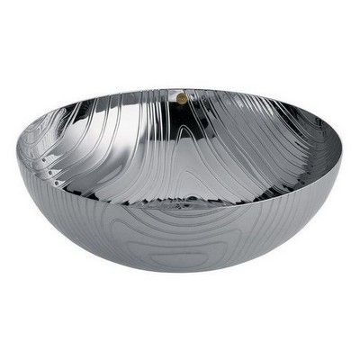Alessi-Whener Bowl en acero inoxidable 18/10 con decoración de alivio