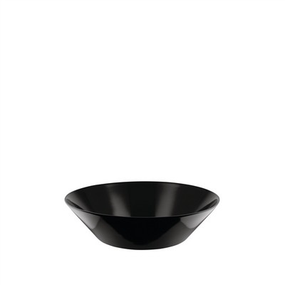 Alessi-Tonale Salad bowl in stoneware, black