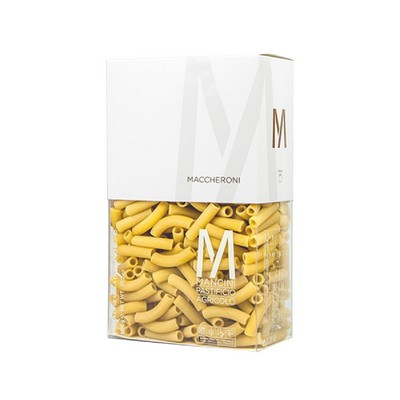 Mancini Pastificio Agricolo - Emballage Historique - Macaroni - 1 Kg