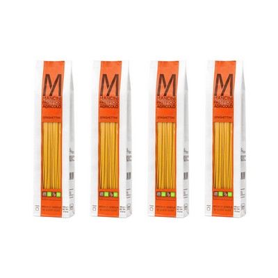 Mancini Pastificio Agricolo - Classic Line - Spaghettini - 4 Packs of 500 g