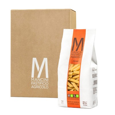 Mancini Pastificio Agricolo - Classic Line - Penne - 12 Packungen à 500 g