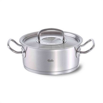 Fissler - Nanjing Stainless steel wok pan 36 cm with glass lid Fissler Pans  and pots Products