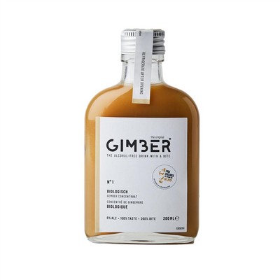 Gimber Gimber - Alkoholfreies Getränk von Ingwer, Zitrone und Kräutern - 200 ml