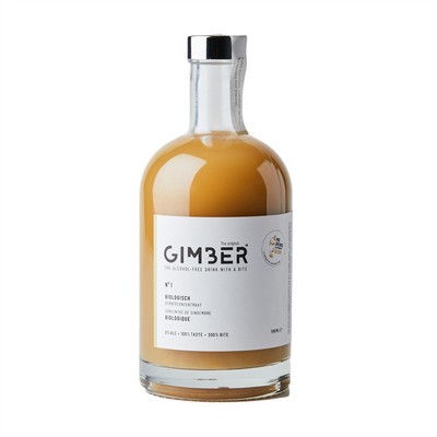Gimber Gimber - Alkoholfreies Getränk von Ingwer, Zitrone und Kräutern - 700 ml