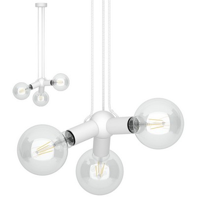 Filotto Filotto - Magnetic Triple Pendant Lamp Holder - White