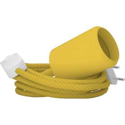 Filotto Filotto - Silicone Freestanding Lamp Holder - Spinello Yellow