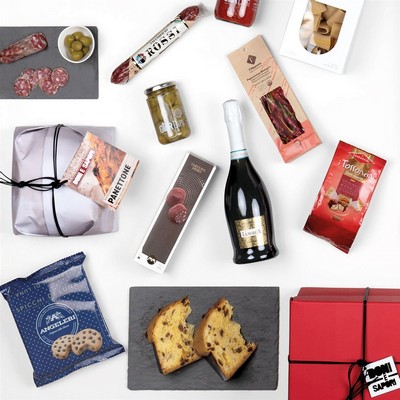 Doni e Sapori - Gourmet Food and Wine Gift Box - 10 Made in Italy Specialties