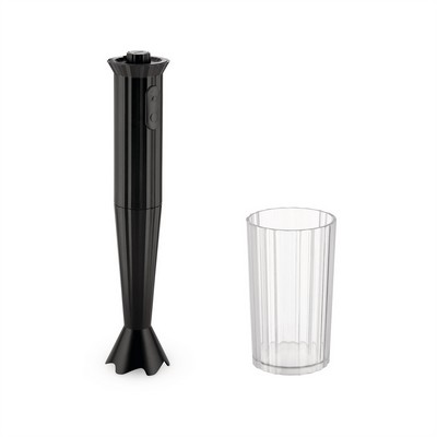 Alessi - Plissè - Hand blender in thermoplastic resin with graduated cup - 500 W - Black