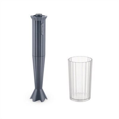 Alessi - Plissè - Immersion blender in thermoplastic resin with graduated cup - 500 W - Gray