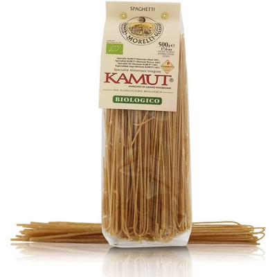 Antico Pastificio Morelli massa de cereais - kamut - espaguete integral orgânico - 500 g