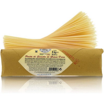 Antico Pastificio Morelli Antico Pastificio Morelli - Pasta de sémola de trigo duro - Espaguetis envueltos en 8 minutos - 1 k