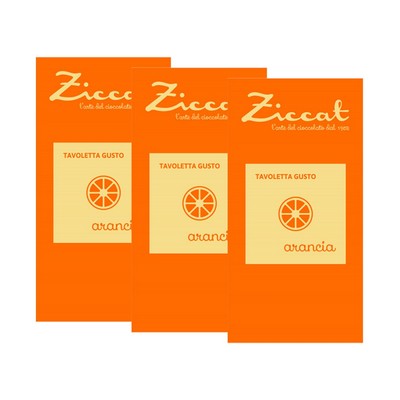 Ziccat - Aromatisierte Tabletten - Orange - 3 x 100 g