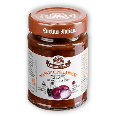 Cucina Antica Cucina Antica - Red Onion Sauce with Balsamic Vinegar of Modena - 190 g
