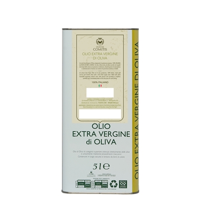 Oleum Comitis Extra Virgin Olive Oil 5 Liter Can