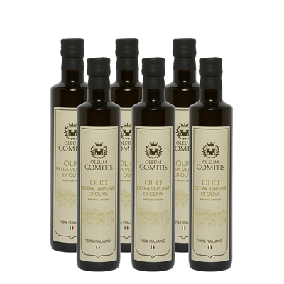 Huile d'Olive Extra Vierge 6 bouteilles de 500 ml