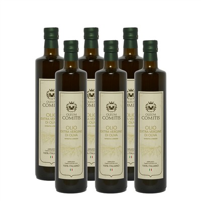 Oleum Comitis Aceite de oliva virgen extra 6 botellas de 750 ml