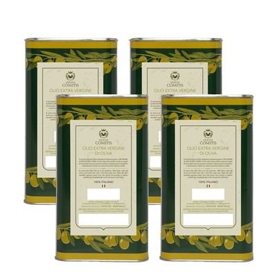 Oleum Comitis Natives Olivenöl Extra 4 3-Liter-Dosen
