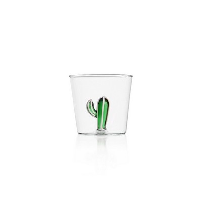 grüner kaktusbecher - wüstenpflanzen - design alessandra baldereschi