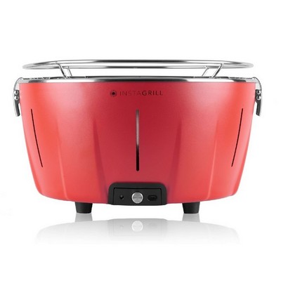 InstaGrill - Smokeless tabletop barbecue - Coral Red