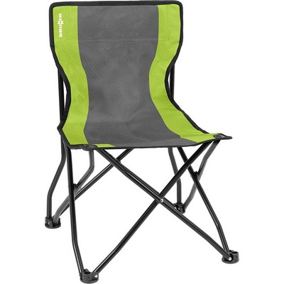 chaise action equiframe gris et vert - dimensions : 50,5 x 57 x h46/77 cm