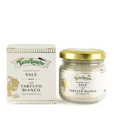 Tartuflanghe Assaisonnement à base de sel à la truffe blanche - 90 g