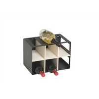 photo Metal and wood wine cellar for 9 bottles 1