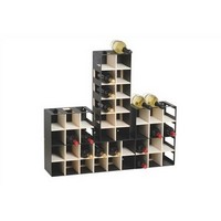 photo Metal and wood wine cellar for 9 bottles 2