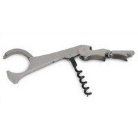 photo Steel Corkscrew with Reinforced Capsule Cutter 1