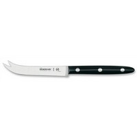 photo Doppelspitziges Messer 11 cm zum Schneiden und Servieren – Edelstahl satiniert – Linie Delfino – 1