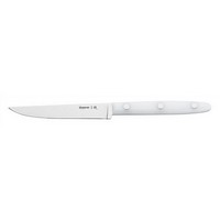 photo Steak Knife 11 cm - Stainless Steel Satin Finish - Dolphin Line - White Handle 1