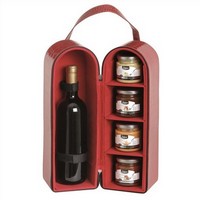 photo Cassetta coccodrillo porta 1 bottiglia e 4 vasetti 1