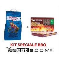 photo 4 Kg of Carbobois Charcoal + 24 Satanino Match Firelighters 100% Vegetable 1