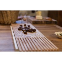 photo DUE CIGNI - 7x2 Line - Ash wood centerpiece with bread insert and chopping board holder - Made 2