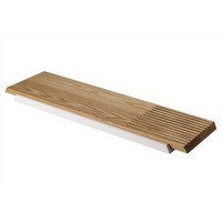 photo DUE CIGNI - Línea 7x2 - Centro de mesa de madera de fresno con inserto para pan y soporte para tabl 1