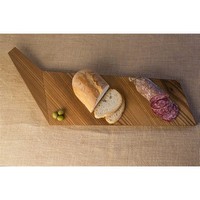 photo DUE CIGNI - Vela Line - Ash Wood Chopping Board 25x20x2.3 cm - Made in Italy 2