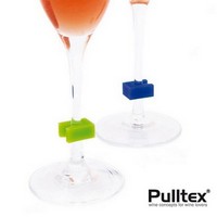photo Pulltex - Identificatore di Bicchieri Colorato - Wine Glass Identifier 2