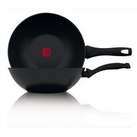 photo Set of 4 B Chef Non-Stick Pans - Black 5