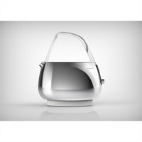 photo Bugatti - Jacqueline - Chaleira eletrônica de aço inoxidável com alça transparente 2