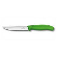 photo Swiss Classic Wavy Steak/Pizza Knife 12 cm - Assorted Colors - Pack of 12 pieces 5
