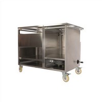 photo Station mobile pour cuisson sous vide en acier inoxydable - Boîtiers pour machines sous vide et sou 3