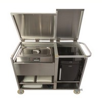 photo Mobile Station for Sous Vide Cooking in Stainless Steel - Housings for Sous-Vide and Vacuum Machine 4